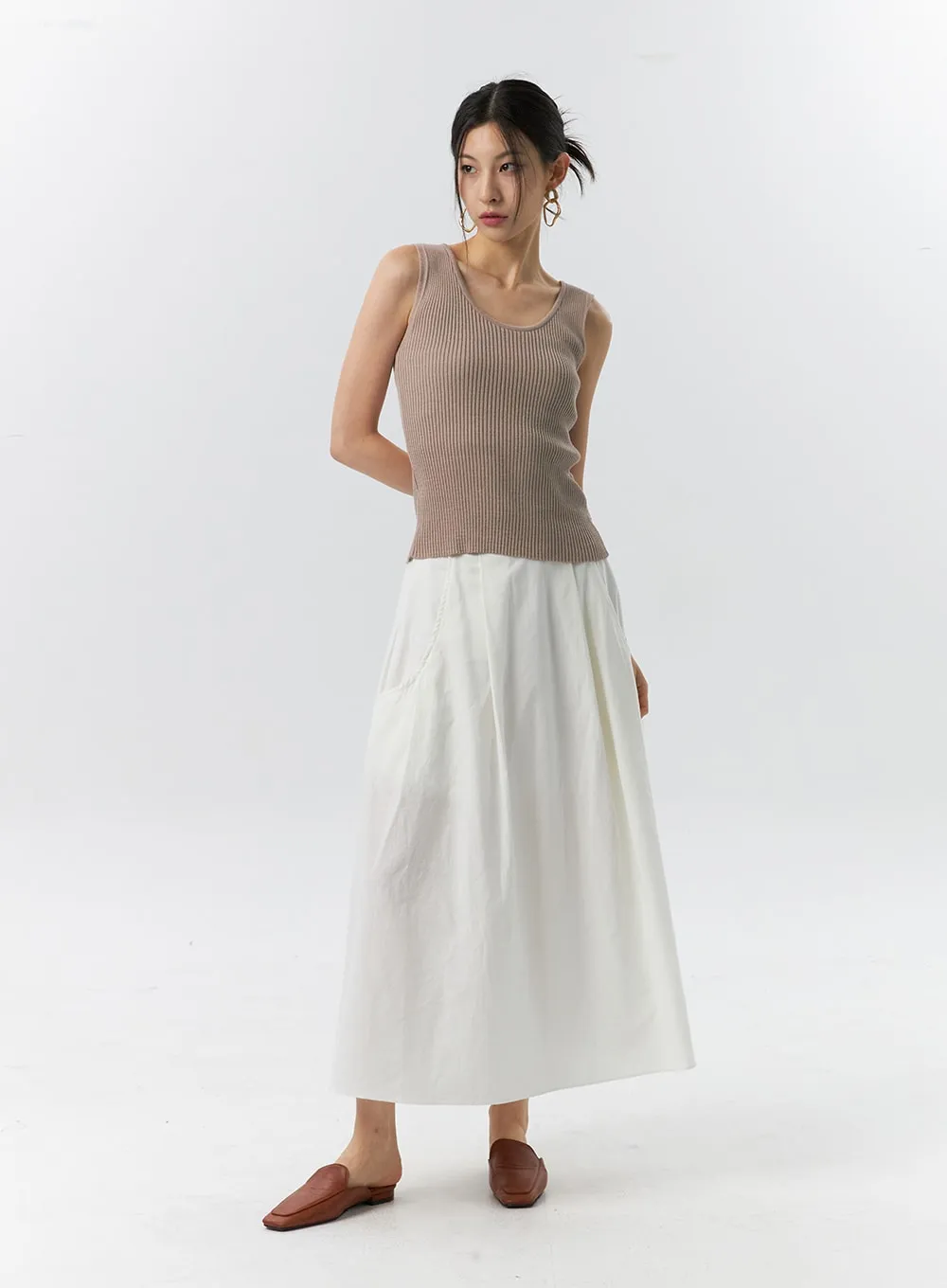 A-Line Maxi Skirt IL326