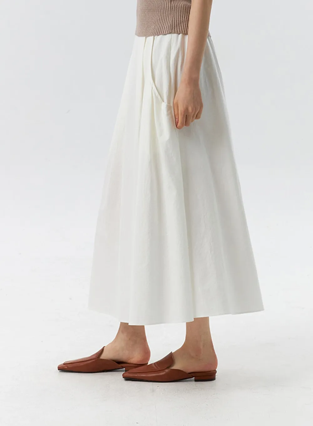 A-Line Maxi Skirt IL326