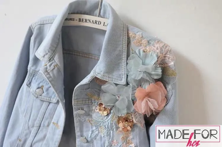 Aakriti Rana In Our 3D Embroidered Denim Jacket