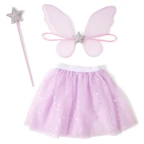 Accessorize London Girl's Pink Star Fairy Dress Up Set Of 3