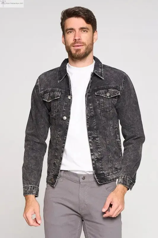 Black Jean's Jacket Men's