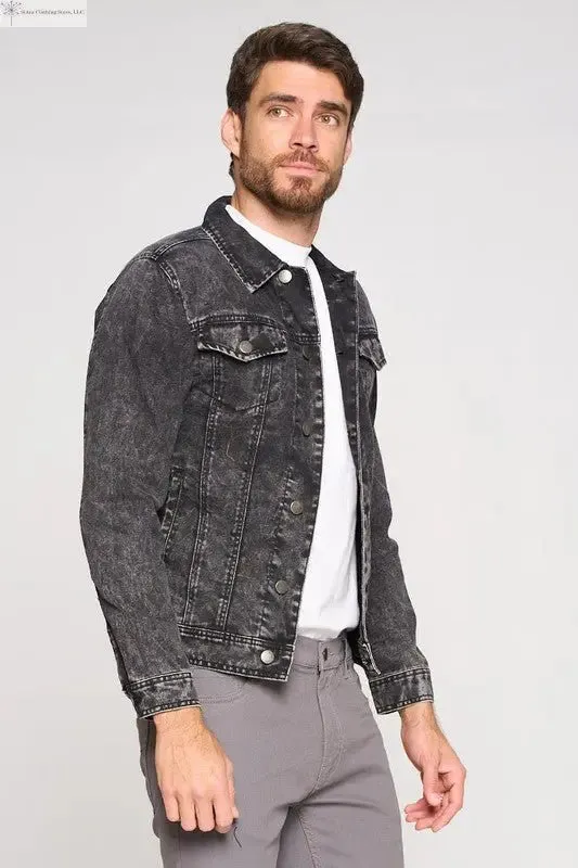 Black Jean's Jacket Men's