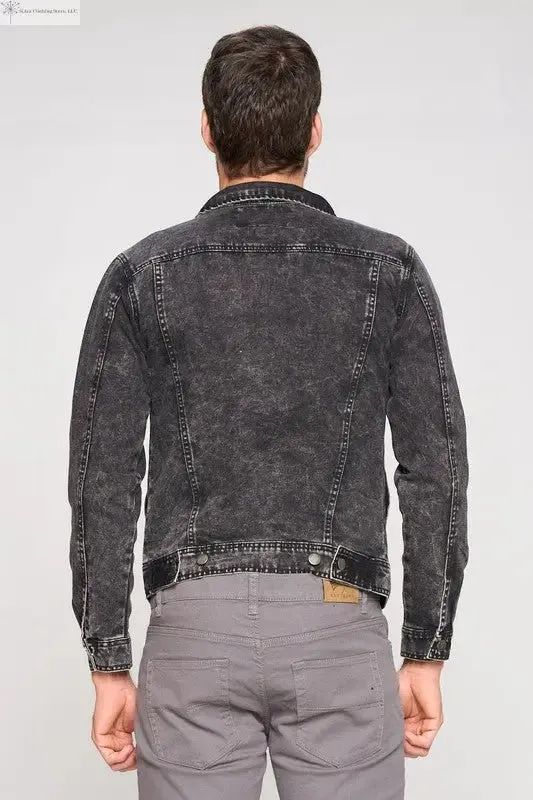 Black Jean's Jacket Men's