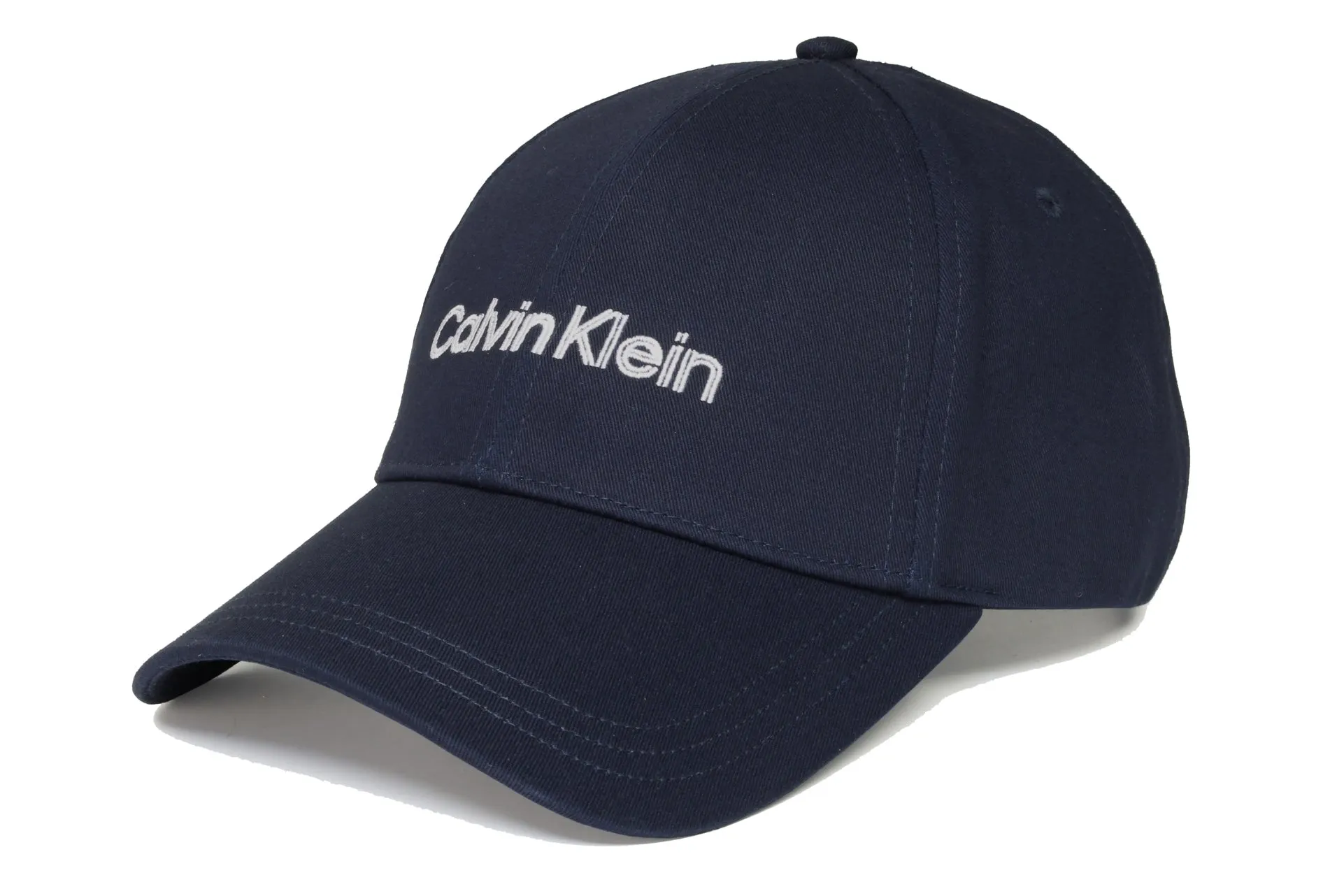 Calvin Klein Mens 'Double Line' Embroidered Baseball Cap