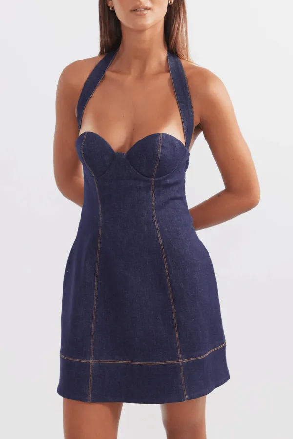 Cappella Mini Dress Indigo