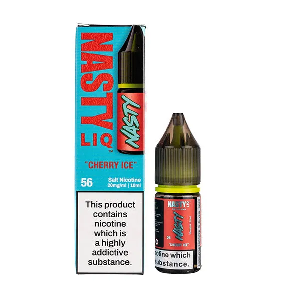 Cherry Ice Nic Salt E-Liquid by Nasty Liq