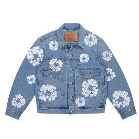 Denim Tears Cotton Wreath Denim Jacket Light Wash