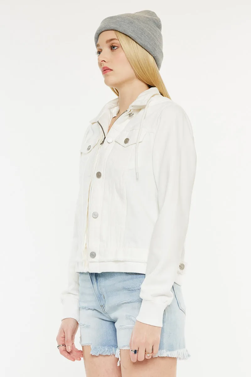 Eleni Denim Hoodie Jacket