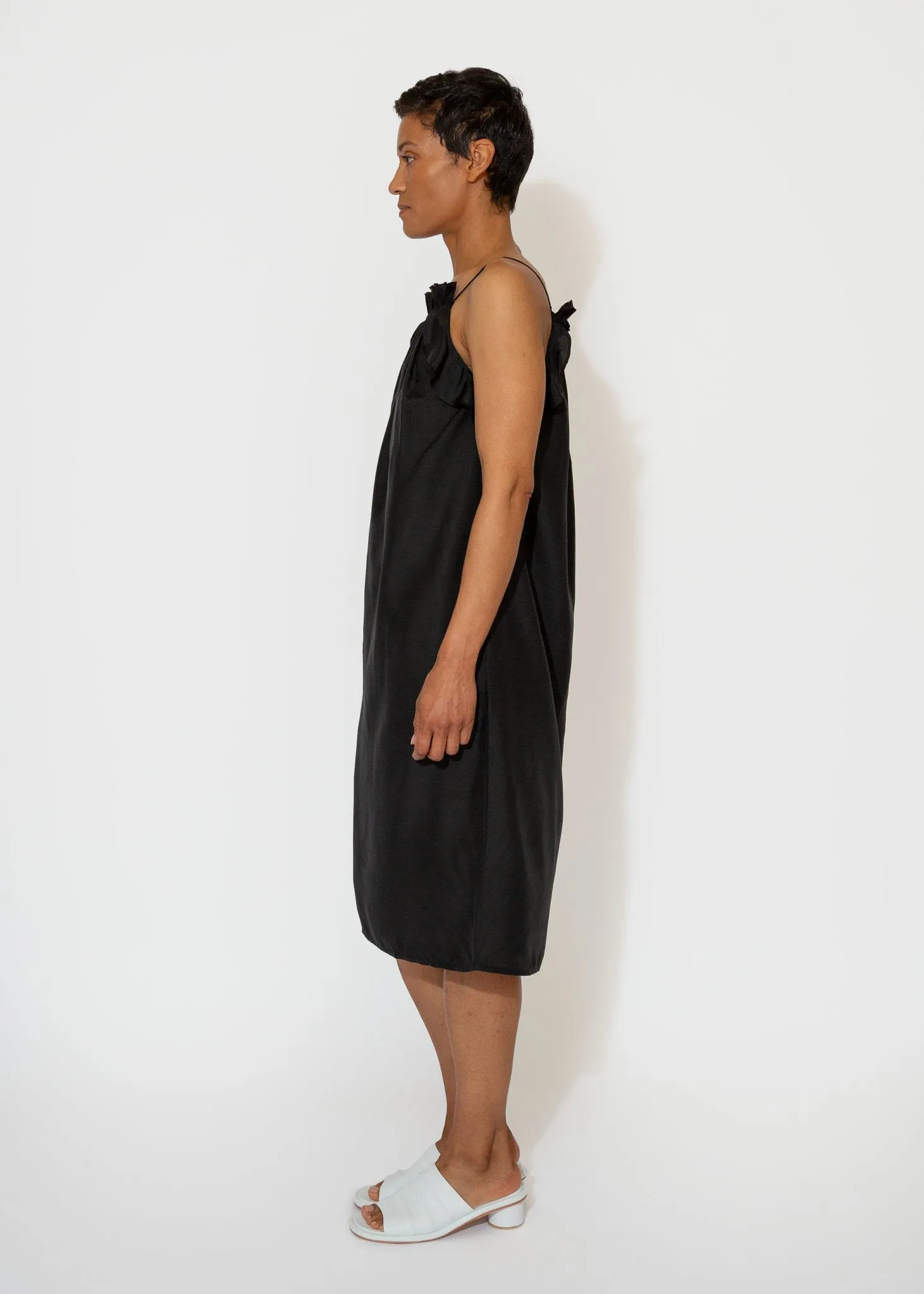 Giverny Slip Dress in Onyx