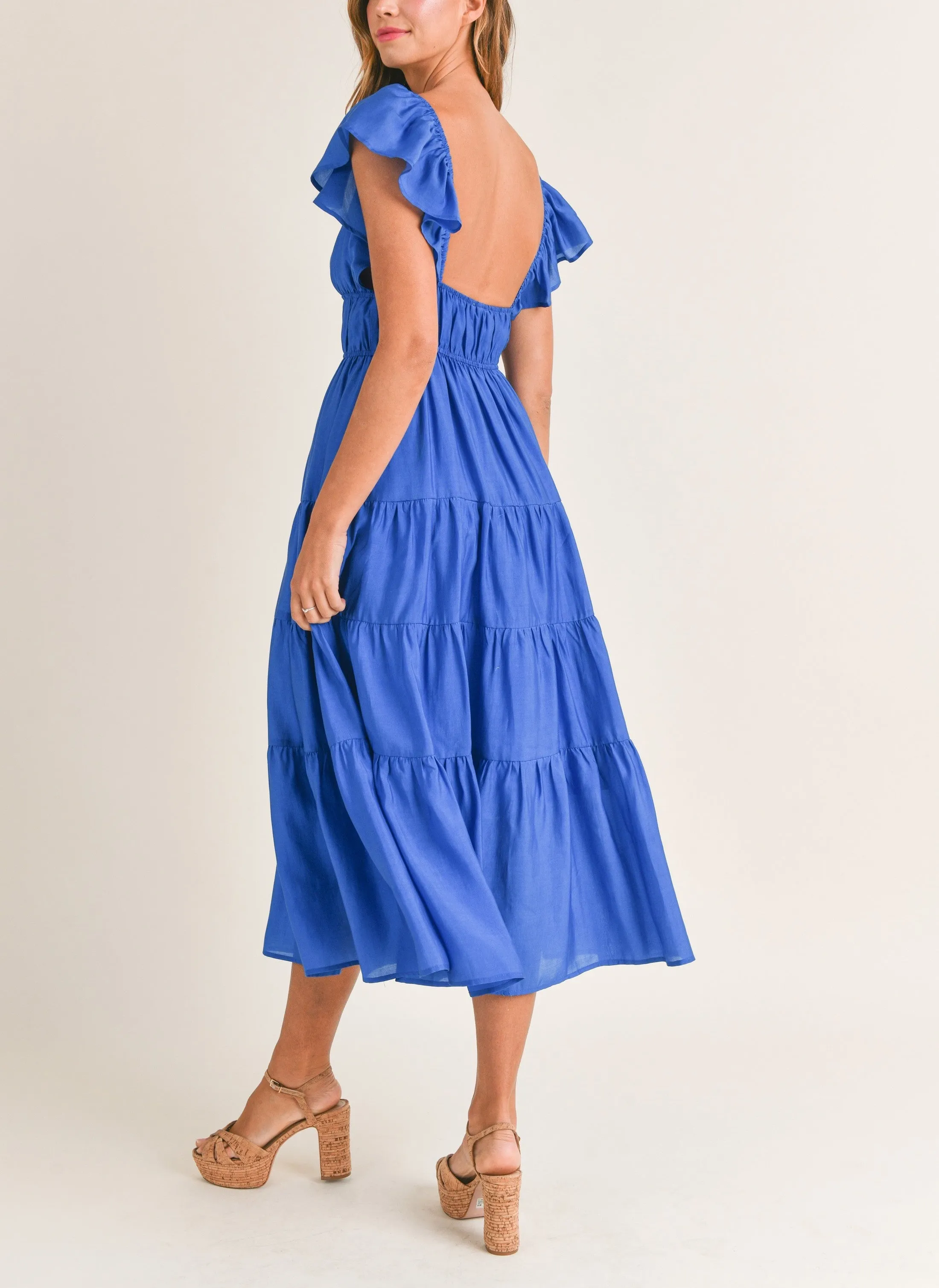 Ingrid Tiered Midi Dress