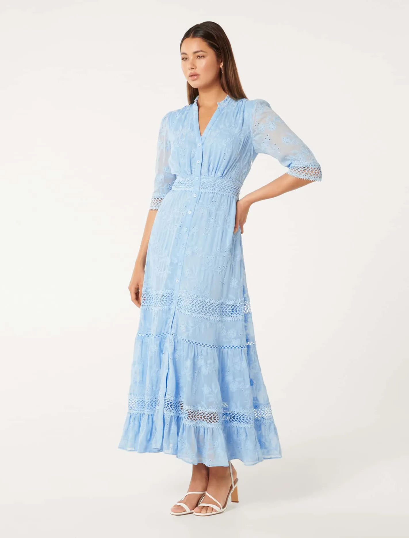 Chic Lillian Shirt Dress with Elegant Trim Detail