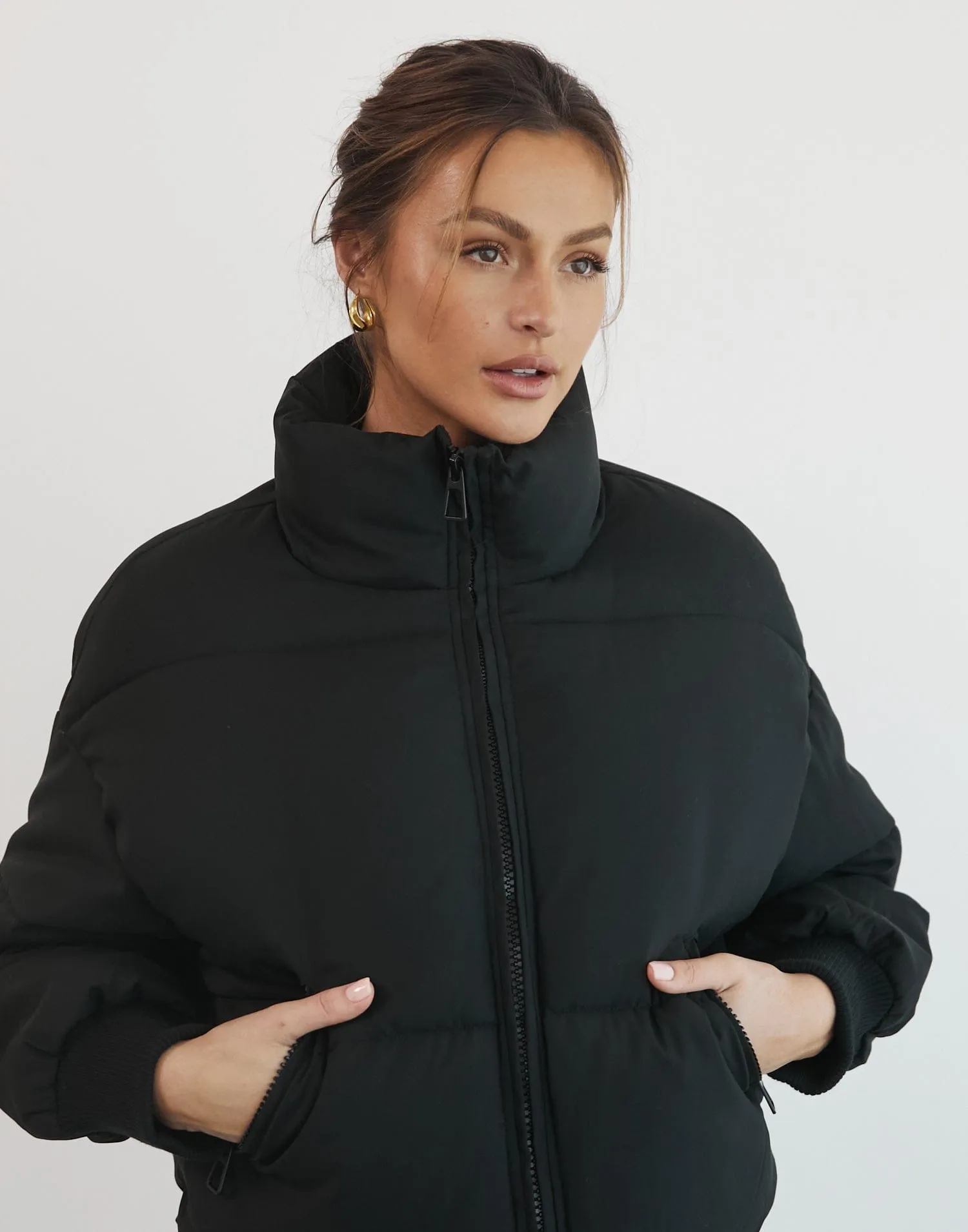 Louisiana Puffer Jacket (Black)