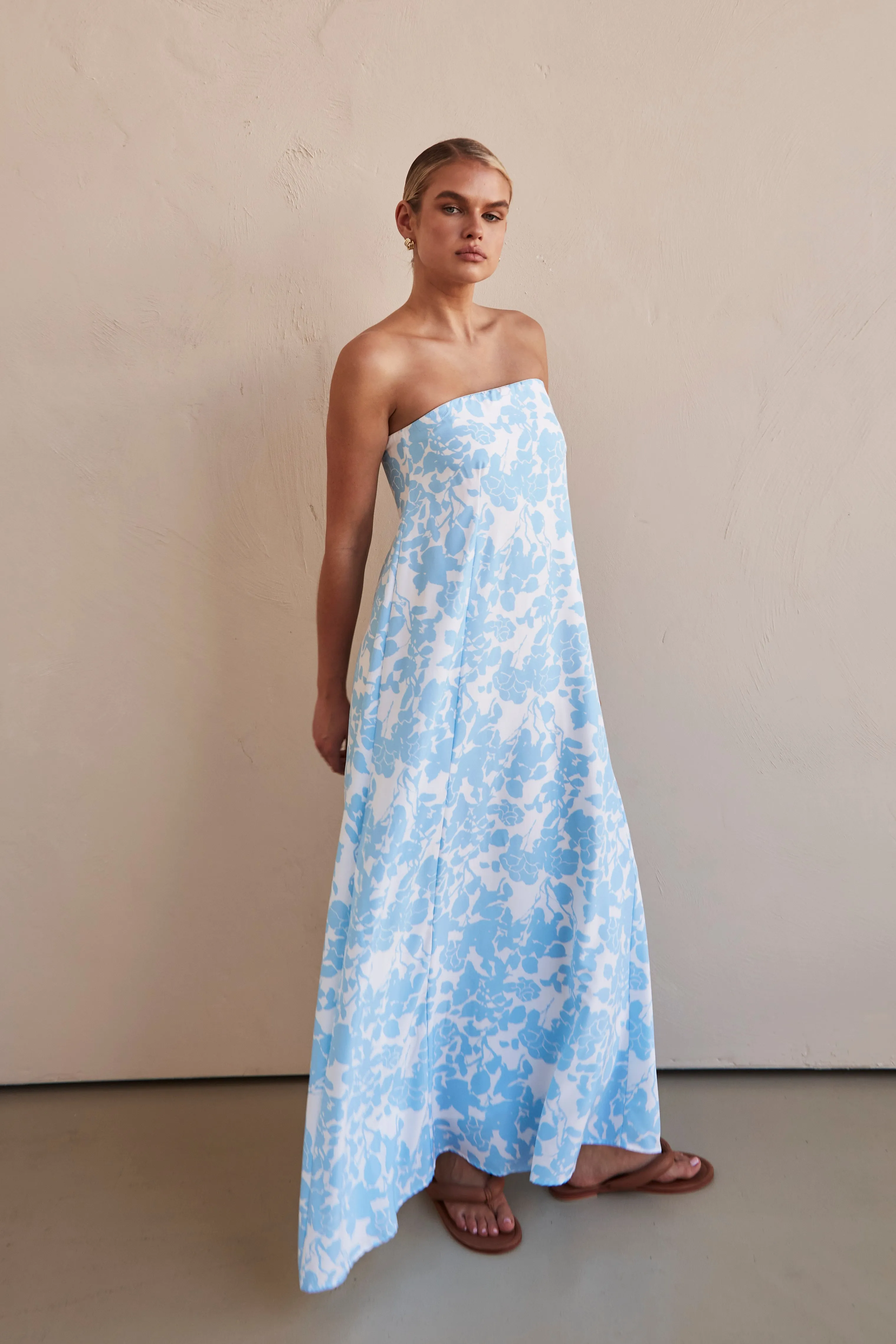 Marseille Maxi Dress (Blue)