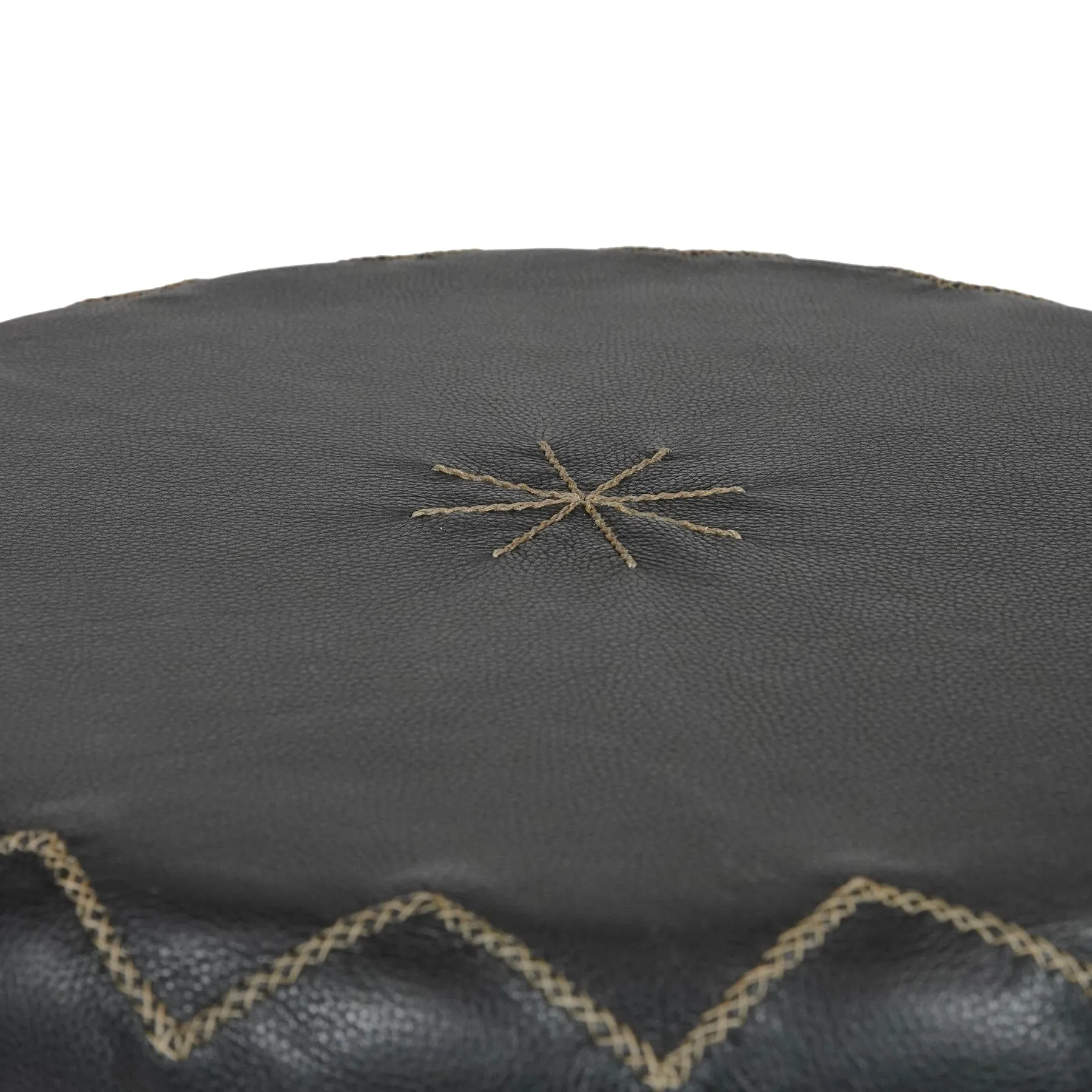 Pouf Dubai L Cervo Black