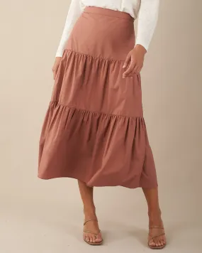 Prairie Skirt - Rosewood