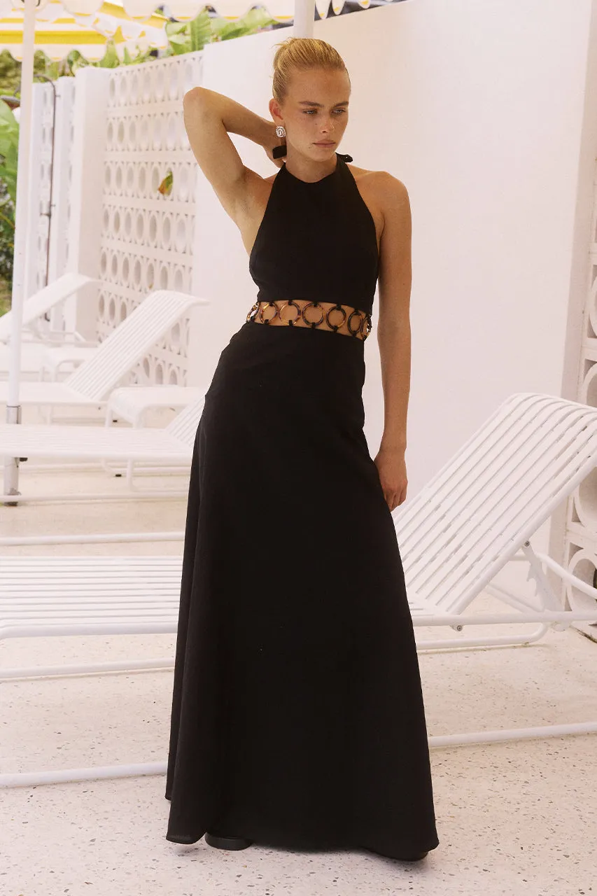 Rafini Maxi Dress - Black