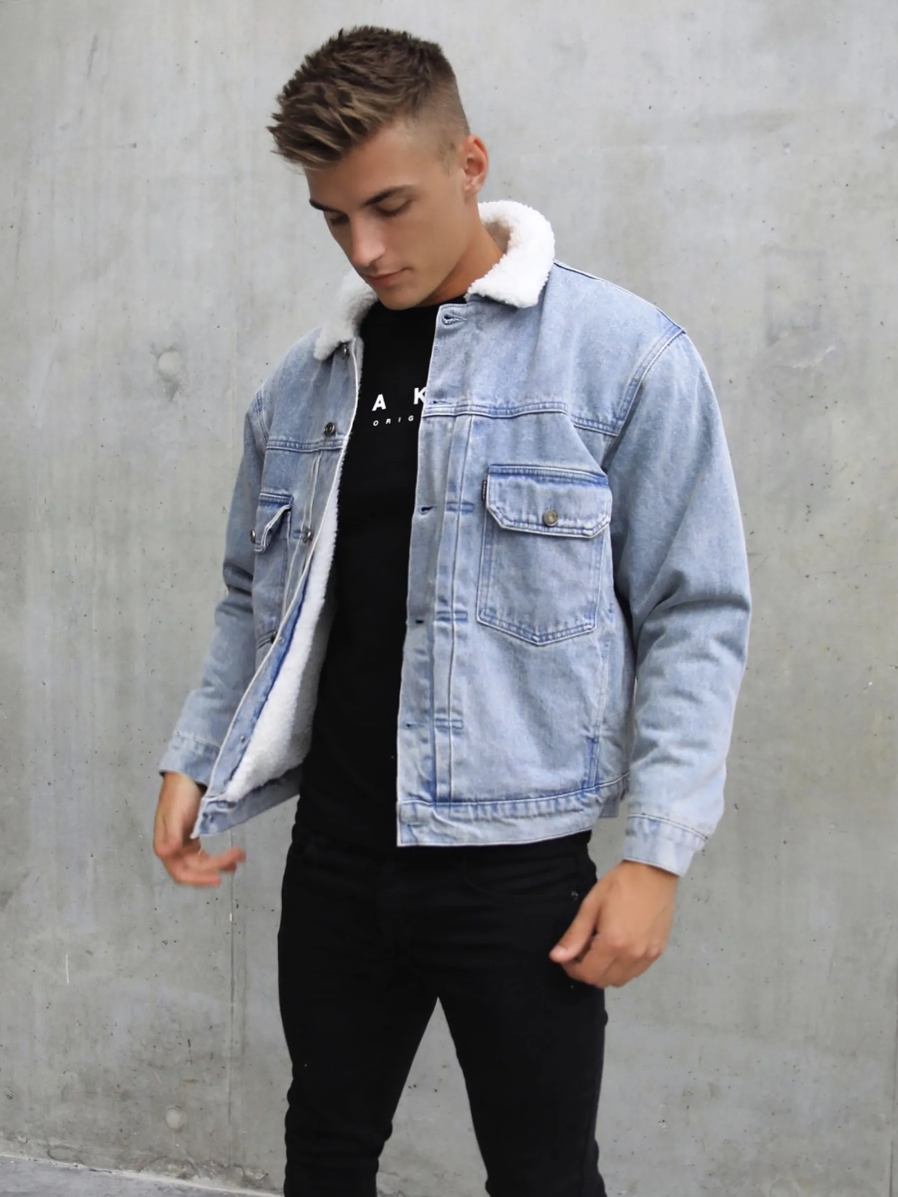 Raleigh Denim Jacket - Light Blue