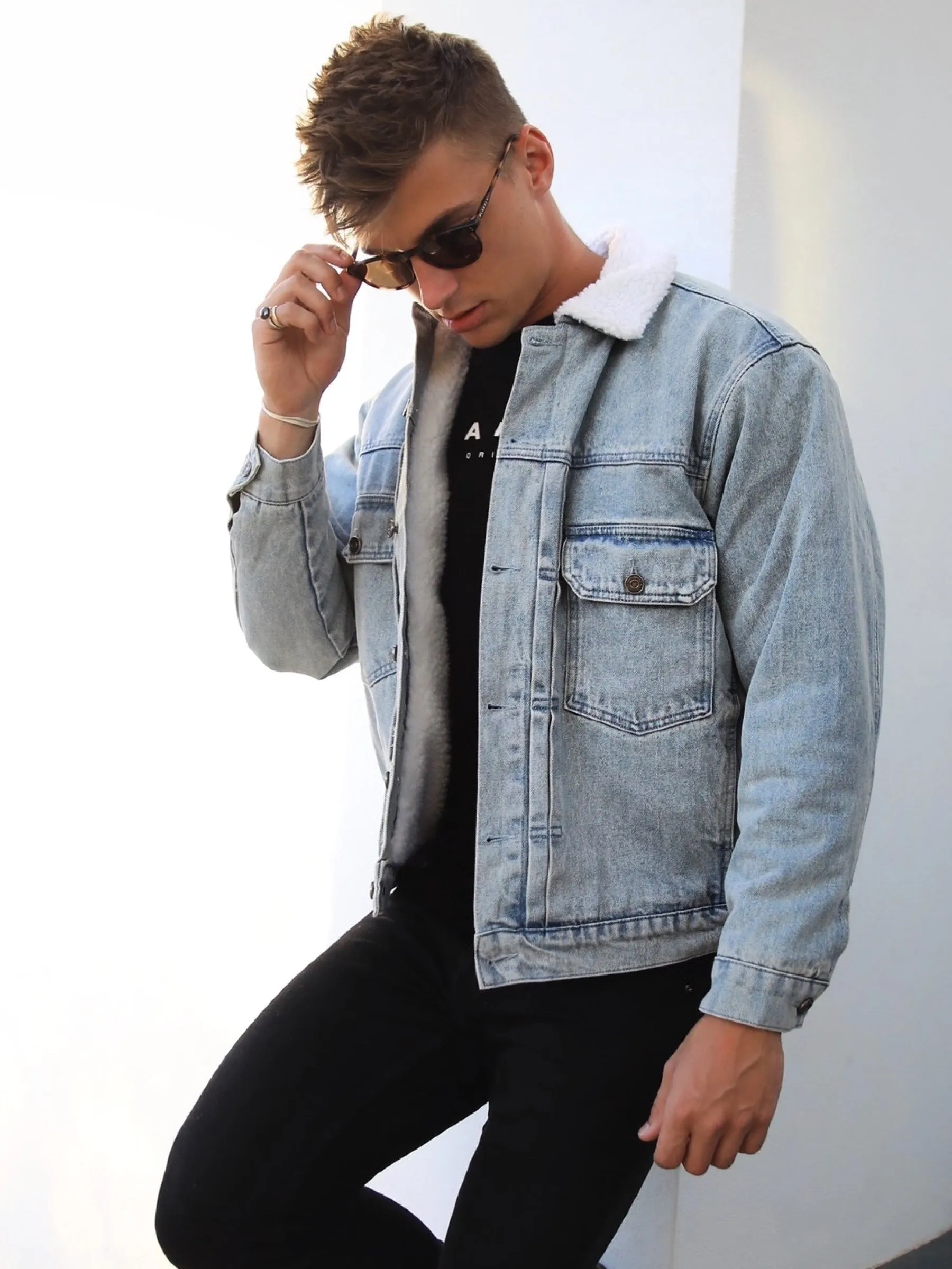 Raleigh Denim Jacket - Light Blue