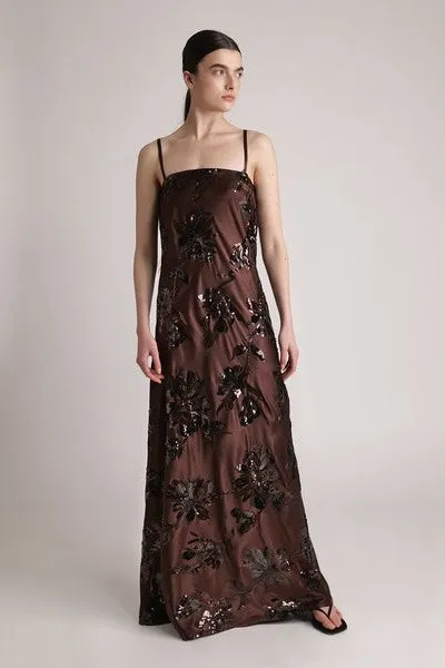 Raya Embroidered Gown