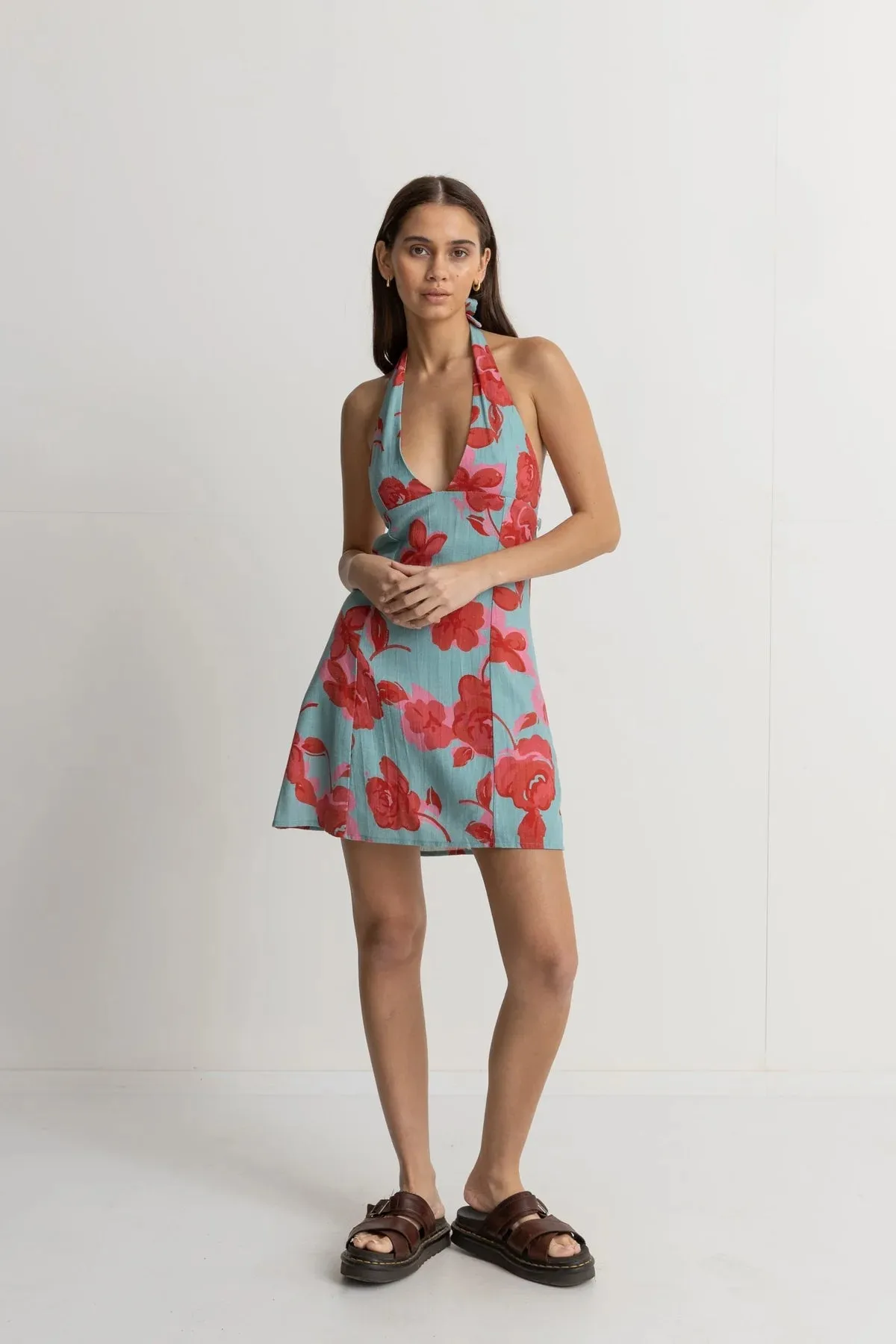 Robe mini Inferna Floral Halter