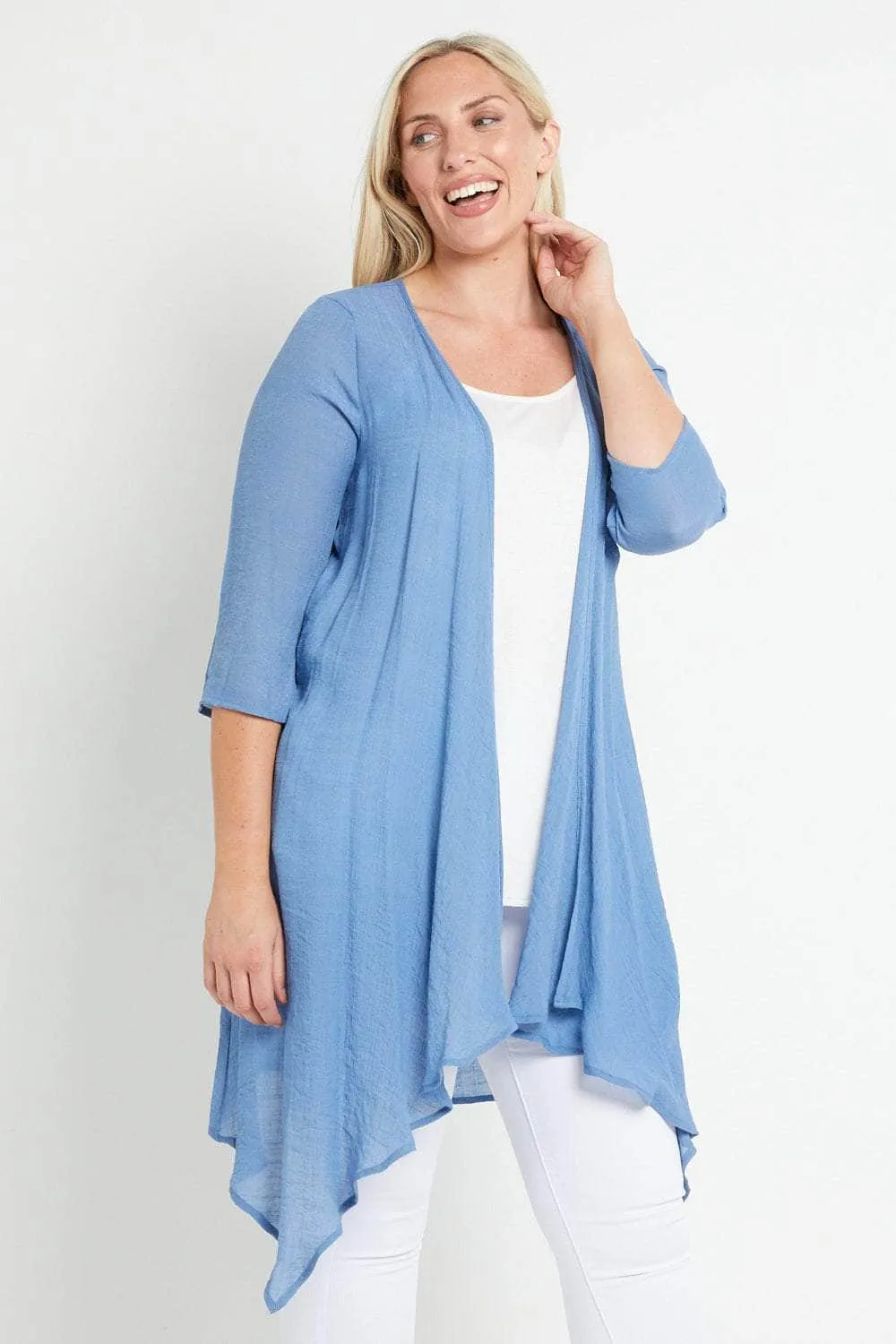 Saloos Linen Look Waterfall Jacket