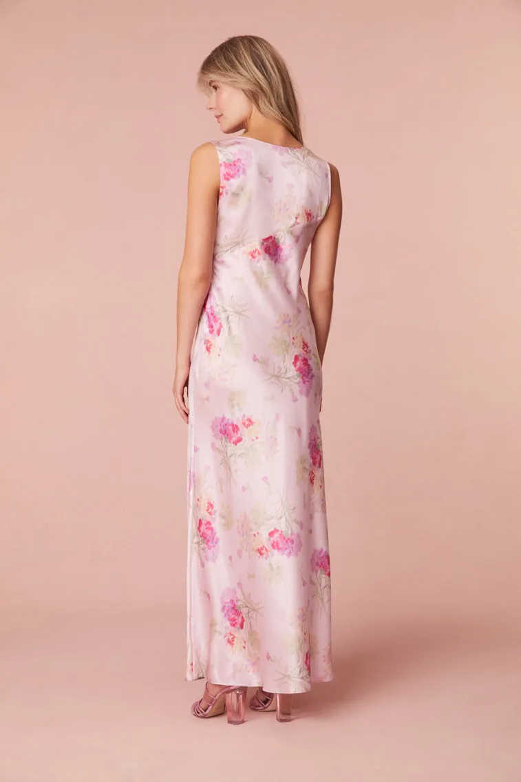 Suniva Silk Charmeuse Slip Dress