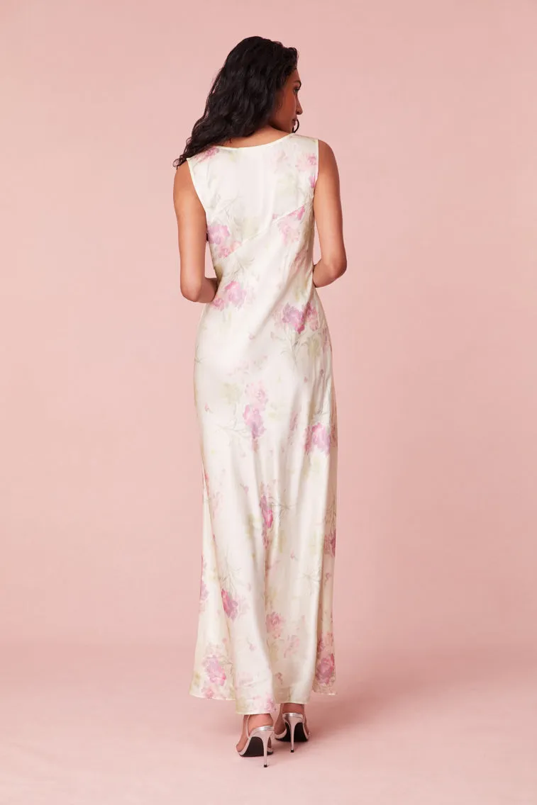 Suniva Silk Charmeuse Slip Dress