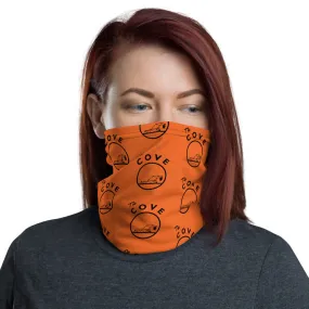 The Cove Orange Step Repeat Neck Gaiter