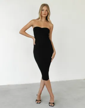 Westaway Midi Dress (Black)